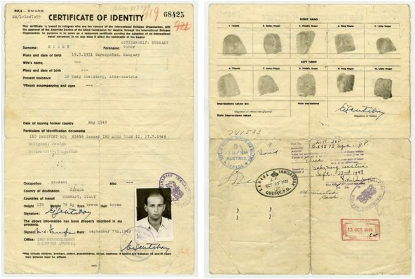 CERTIFICATE OF IDENTITY